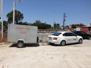 נגרר סגור להשכרה