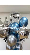 sisters gold balloon