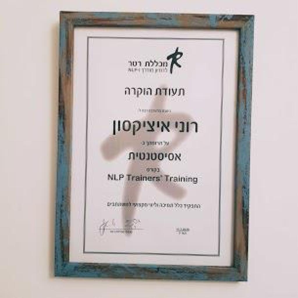 רוני איציקסון NLP רוני איציקסון NLP