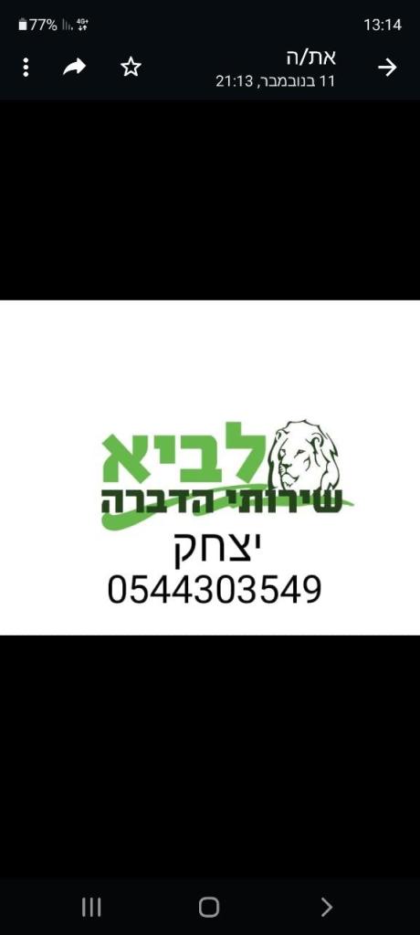 לביא שירותי הדברה לביא שירותי הדברה