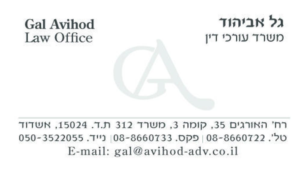 גל אביהוד גל אביהוד