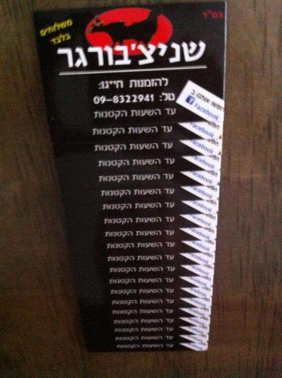 שניצ'בורגר Schnitzburger שניצ'בורגר Schnitzburger