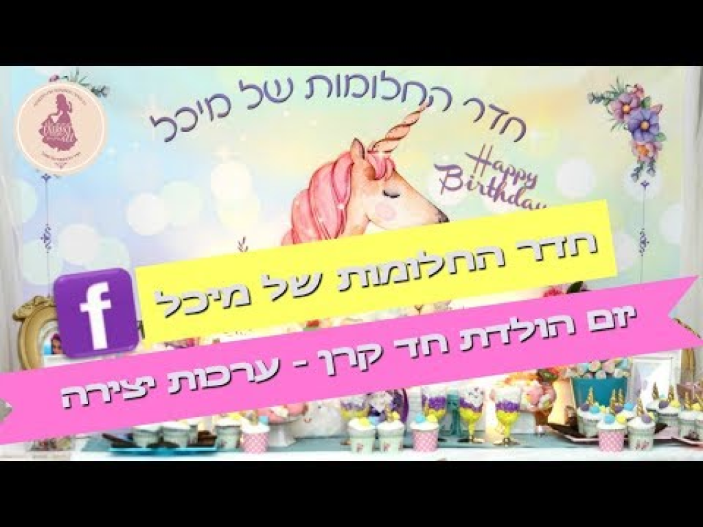 חדר החלומות של מיכל יום הולדת חדר החלומות של מיכל יום הולדת
