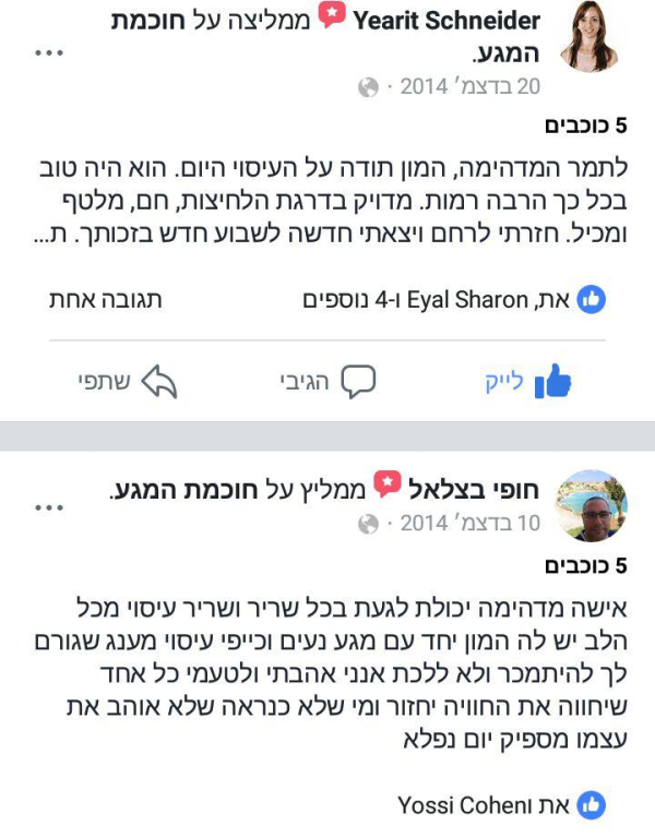 חוכמת המגע תמר חוכמת המגע תמר