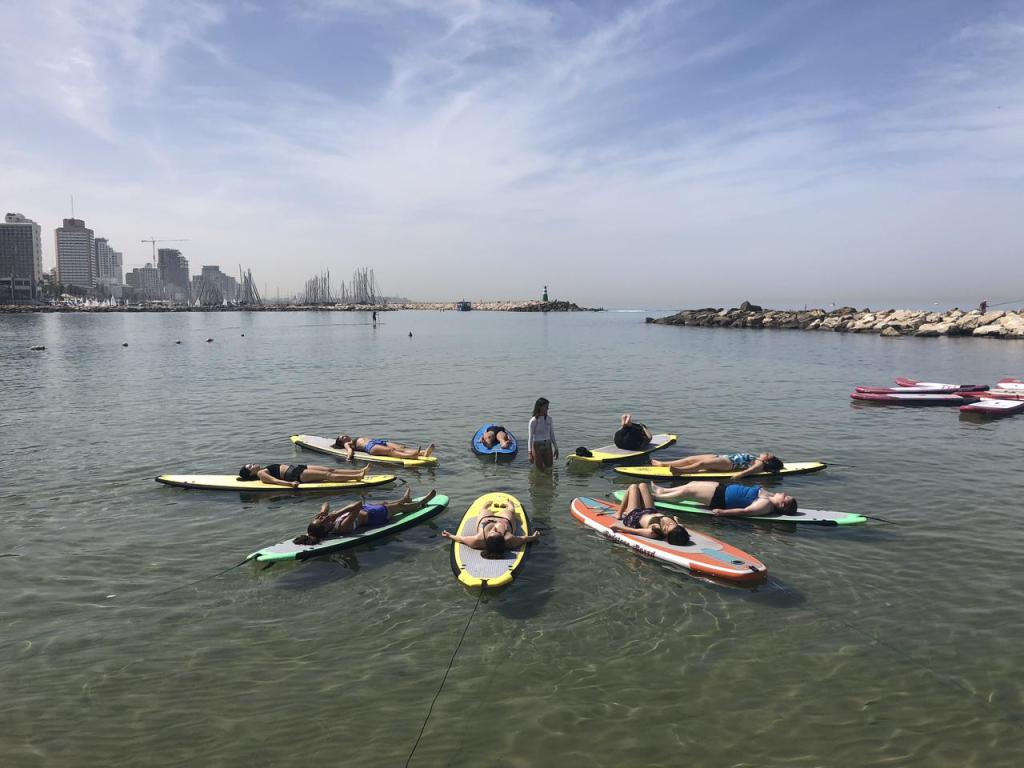 סאפ יוגה תל אביב SUP yoga Tel Aviv סאפ יוגה תל אביב SUP yoga Tel Aviv