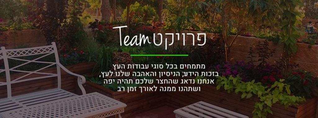 פרויקט Team עבודות עץ פרויקט Team עבודות עץ