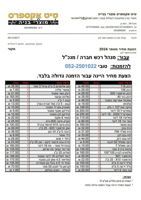טיט אקספרס מוצרי בנייה טיט אקספרס מוצרי בנייה