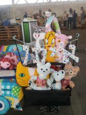 Hand made by sari